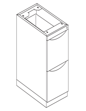 Haworth - Filière fixe sans surface